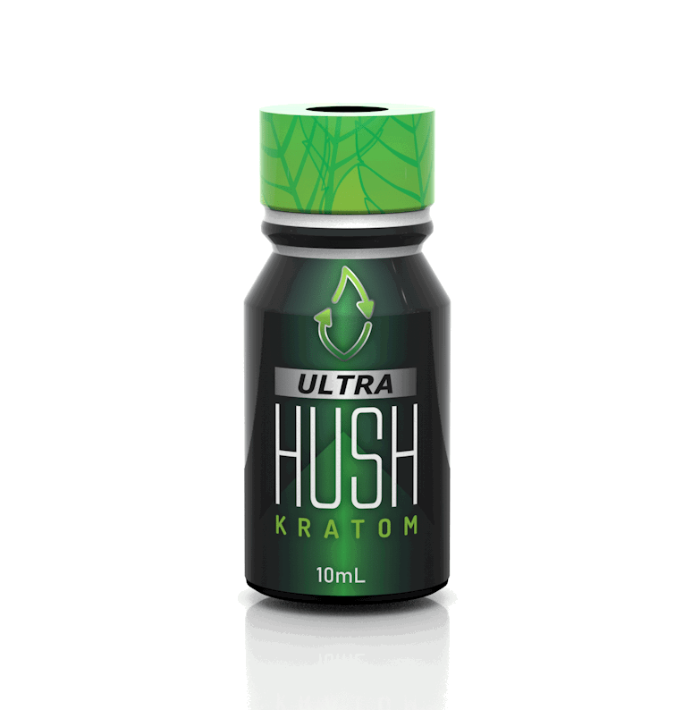 Hush Ultra Lime Full Spectrum Kratom Extract Shot (10ml) - Earth Grown ...