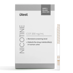 UTest brand home use drug detection strips for Nicotine detection