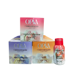 OPiA's 7-Hydroxy 30MG Shot in Classic, Strawberry Watermelon, and Blueberry Lemonade flavors, providing a refreshing boost.