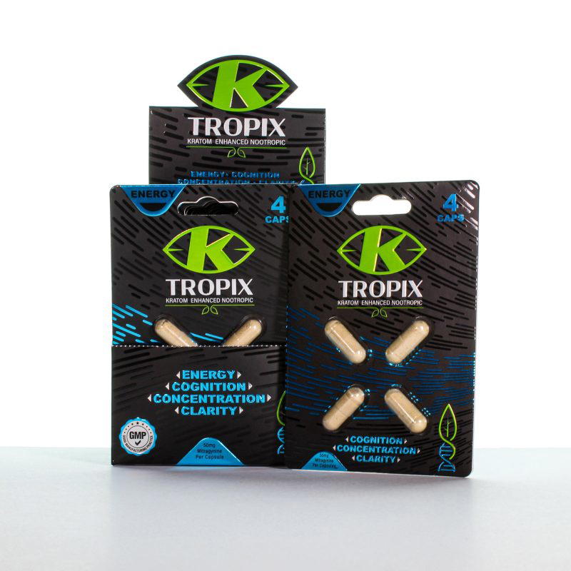 K Tropix Capsules (Kratom Enhanced Energy Nootropic) - Image 4