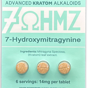 7Ohmz 7-Hydroxymitragynine 14mg Kratom Extracted Capsules