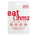 Eat Ohmz Red-OH + 11-OH + 7-OH with whie and red packaging.